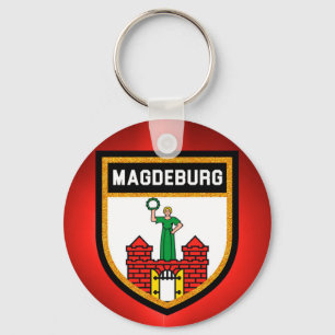 Magdeburg Flag Key Ring