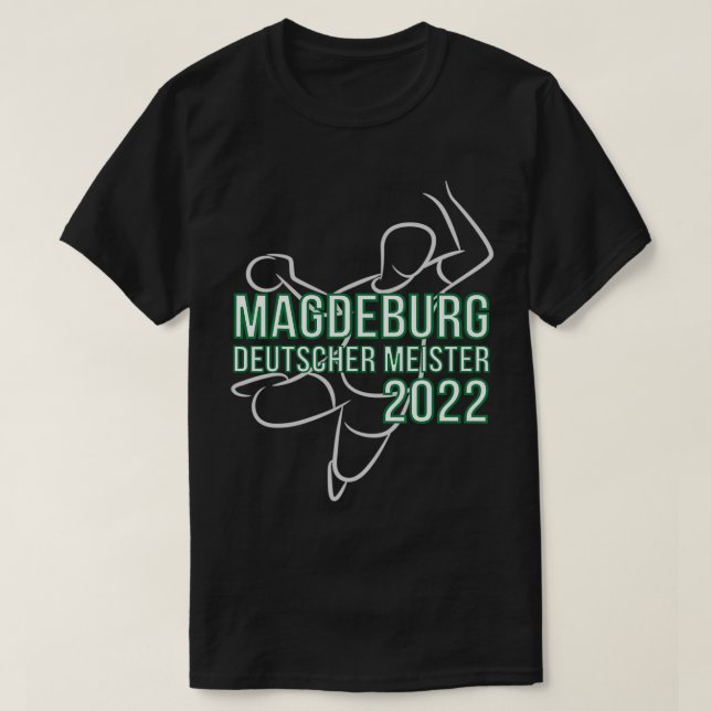 Magdeburg Handball Fan Jersey German Champion 2022 T-Shirt (Design Front)