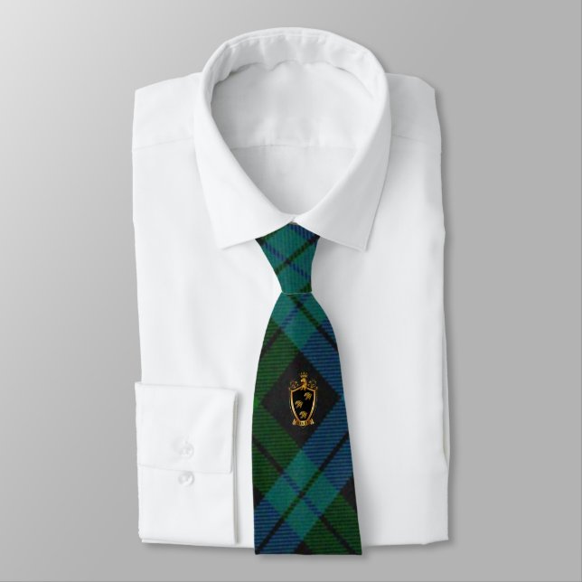 Magee Coat of Arms Tie (Tied)