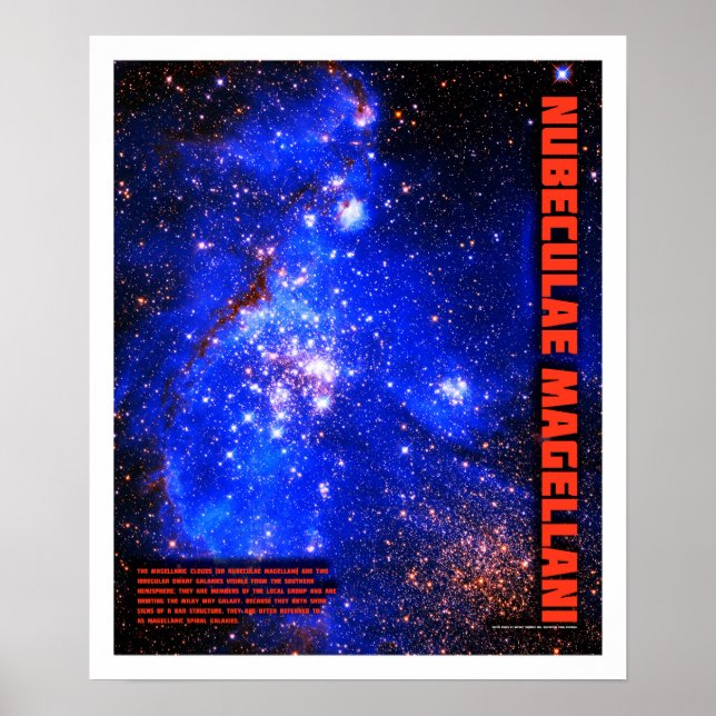 Magellanic Clouds Poster (Front)