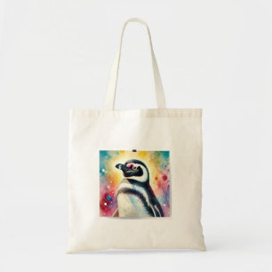 Magellanic Penguin 190724AREF124 - Watercolor Tote Bag