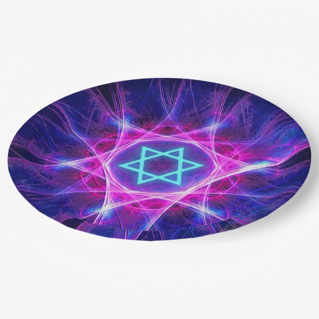 Magen Bet Paper Plate (Angled)