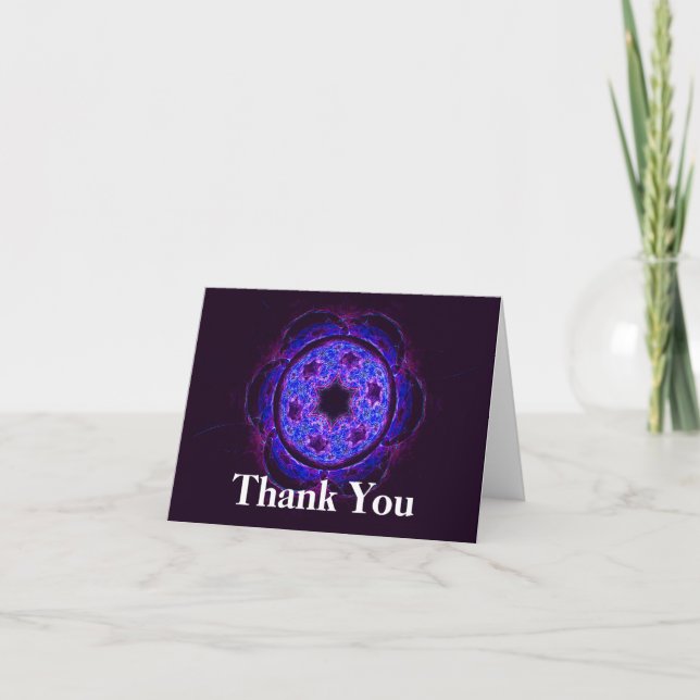 Magen David Alef Thank You Card (Front)