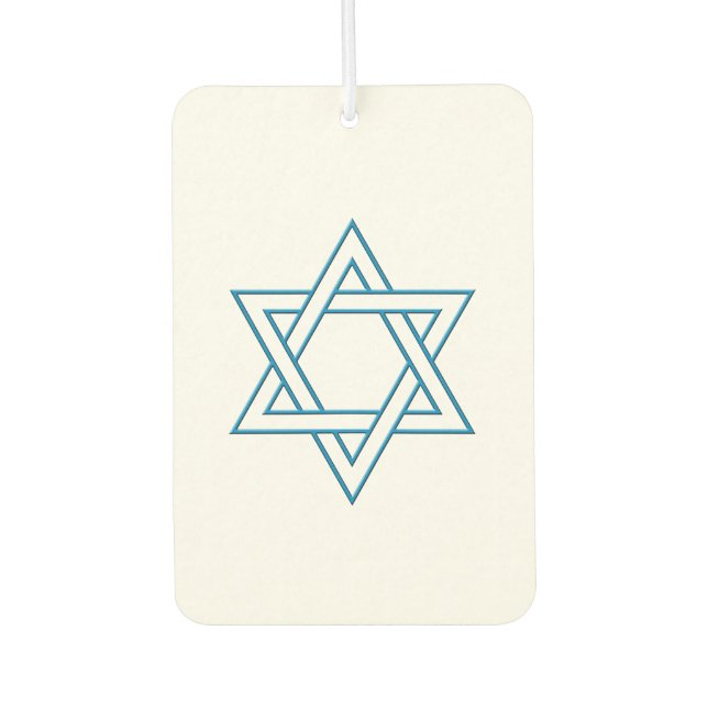 Magen David Car Air Freshener (Front)
