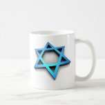 Magen David Coffee Mug<br><div class="desc">An illustration of the Jewish mythical symbol: The "Magen David" (David's shield, "star of David"). The Shield of David is a generally recognised symbol of Jewish identity and Judaism. A popular folk tale etymology has it that the Star of David is literally modelled after the shield of the young Israelite...</div>