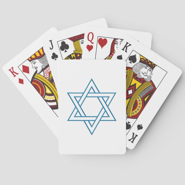 Magen David Playing Cards (Back)