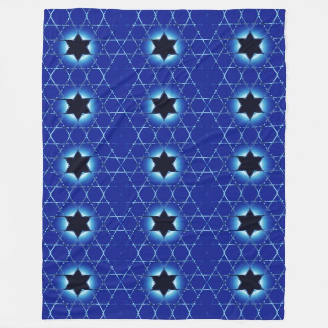 Magen Gimel Fleece Blanket (Front)