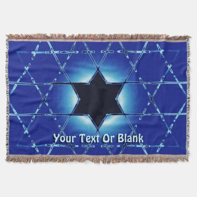 Magen Gimel Throw Blanket (Front)