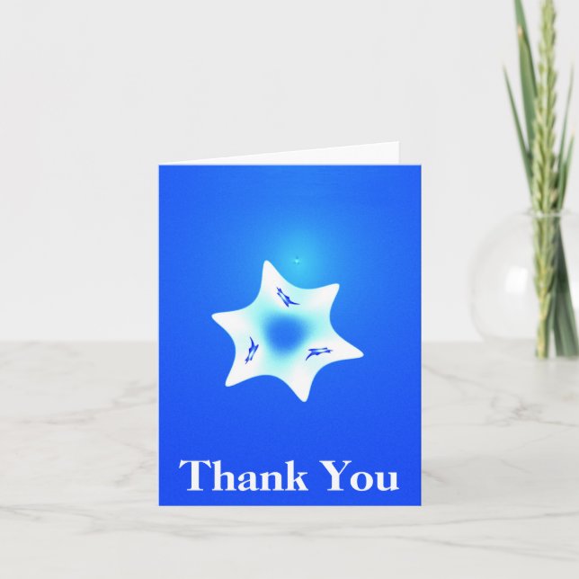 Magen Lavan Thank You Card (Front)