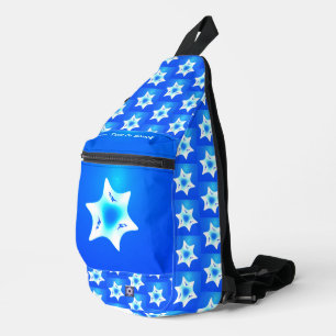 Magen Lavan (White Star) Sling Bag
