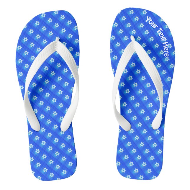 Magen Lavan (White Star) Thongs (Footbed)