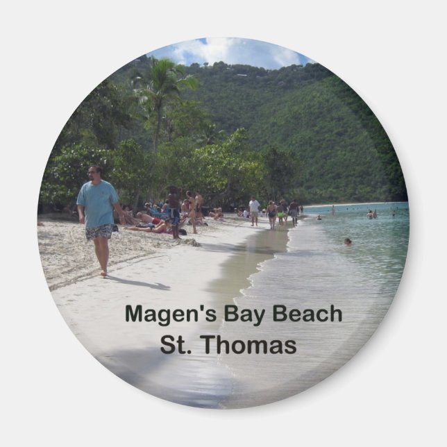 Magen's Bay Beach, St. Thomas Magnet (Front)