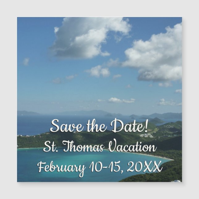 Magens Bay, St. Thomas Beautiful Island Scene (Front)