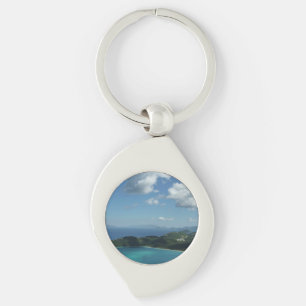 Magens Bay, St. Thomas Beautiful Island Scene Key Ring