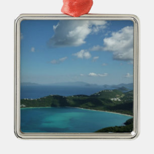 Magens Bay, St. Thomas Beautiful Island Scene Metal Ornament