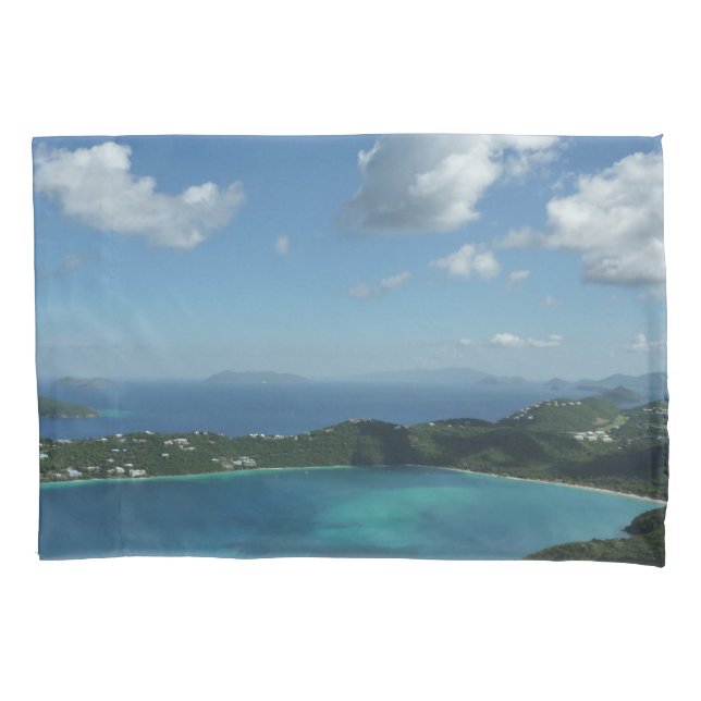 Magens Bay, St. Thomas Beautiful Island Scene Pillowcase (Front)