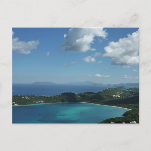 Magens Bay, St. Thomas Beautiful Island Scene Postcard (Front)