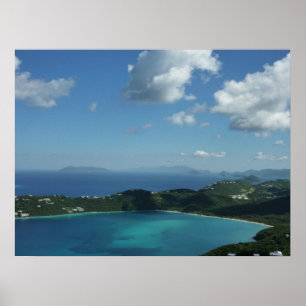Magens Bay, St. Thomas Beautiful Island Scene Poster