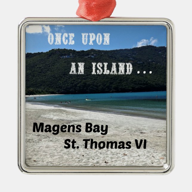 Magens Bay, St. Thomas VI Metal Ornament (Front)