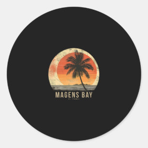 Magens Y St Thomas Virgin Islands Vacation Tril Be Classic Round Sticker