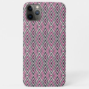 Magenta and Blue Pattern  iPhone 11 Pro Max Case