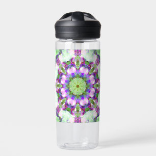 Magenta and Green Mandala Water Bottle