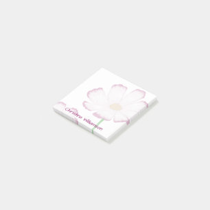 Magenta and Pink Cosmos Post-it Notes