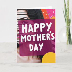 Magenta Banner Mothers Day Card