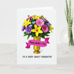 Magenta Banner Mothers Love Card