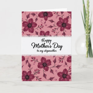 Magenta Blossoms Day Card