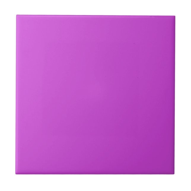 Magenta / Bright Purple CE43D8 Colour, Image Optio Ceramic Tile (Front)