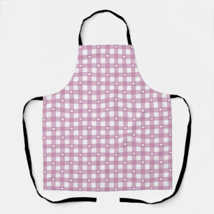 Magenta Checks Apron