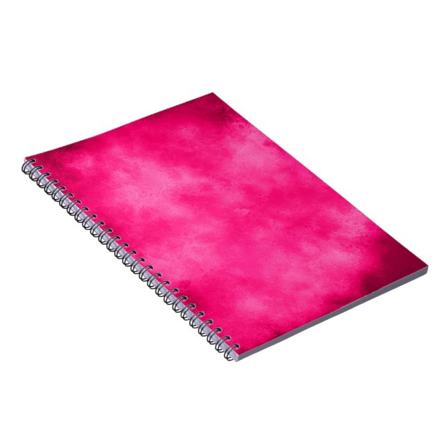 Magenta Cloud Effect Notebook (Right Side)