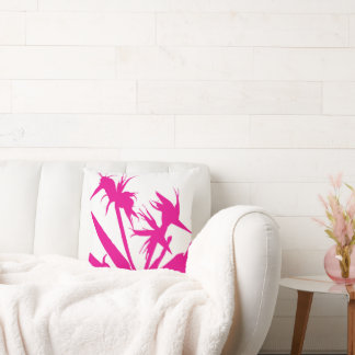 MAGENTA - Cojín with Flower of Paradise in fuchsia Cushion