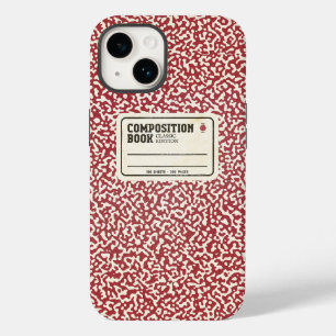 Magenta Composition Notebook Case-Mate iPhone Case