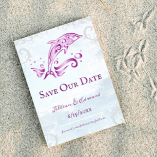 Magenta Dolphin Save The Date Announcement