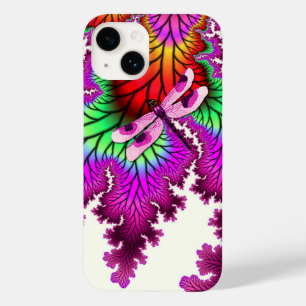 Magenta Dragonfly Case-Mate iPhone 14 Case