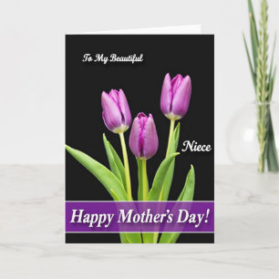 Magenta Floral Happy Day Card