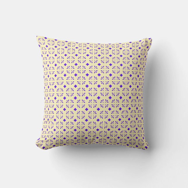 magenta flowers pillow case (Front)