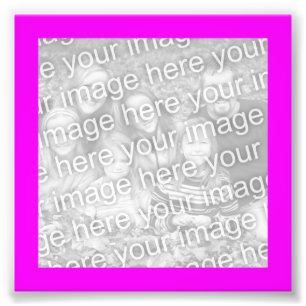 Magenta Frame Photo Print