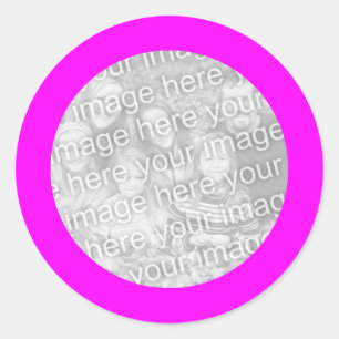 Magenta Frame Sticker