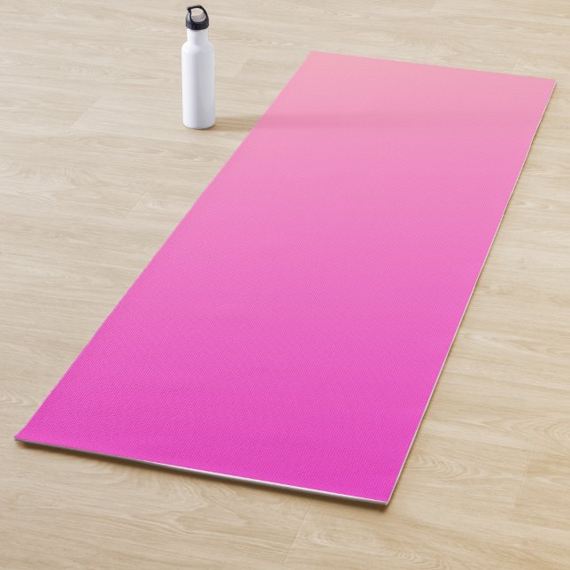 Magenta gradient Colour  Yoga Mat (Creator Uploaded)