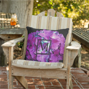Magenta Hydrangea Cushion