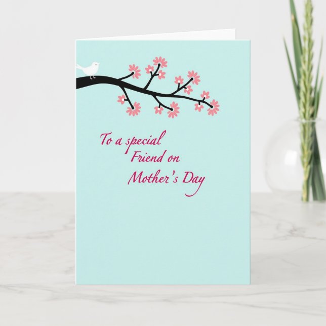 Magenta Message Mothers Day Card (Front)