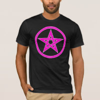 Magenta Pentacle Pentagram