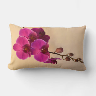 Magenta Phalaenopsis Lumbar Cushion