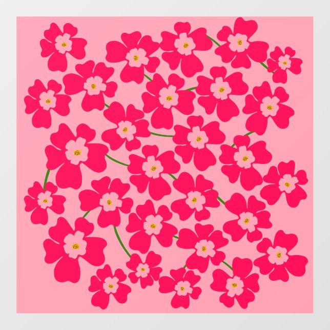 Magenta Pink Fantasy Flower Power  (Sheet)