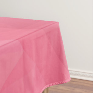 Magenta pink ombre gradient geometric mesh pattern tablecloth
