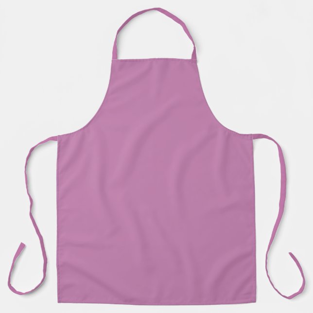 Magenta Pink Spring Season Solid Colour Apron (Front)