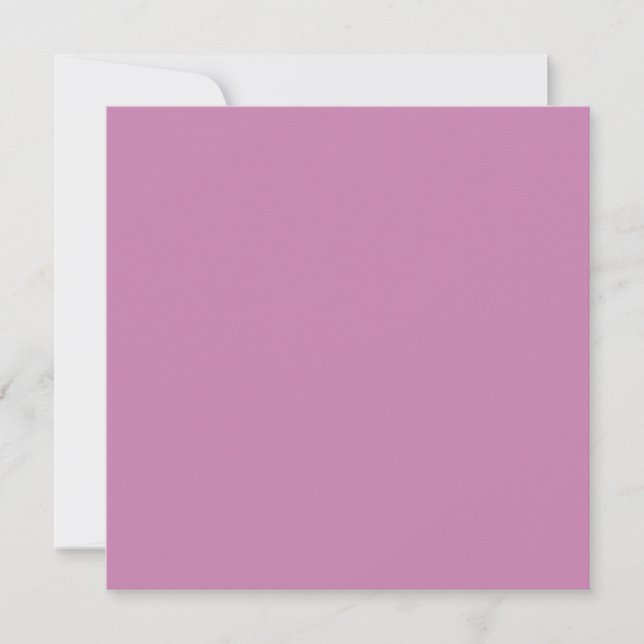 Magenta Pink Spring Season Solid Colour Card (Front)